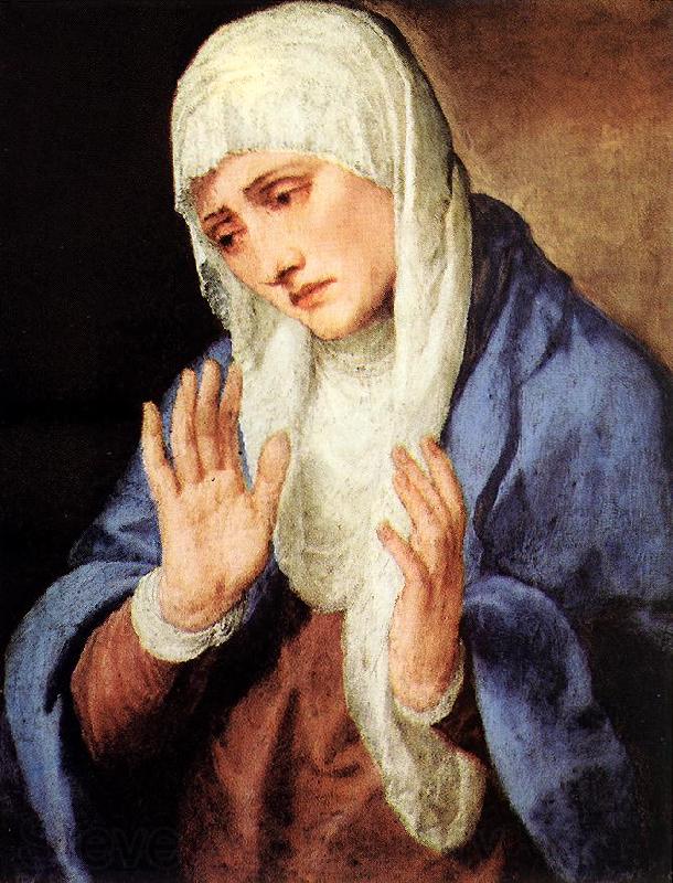 TIZIANO Vecellio Mater Dolorosa (with outstretched hands) aer France oil painting art